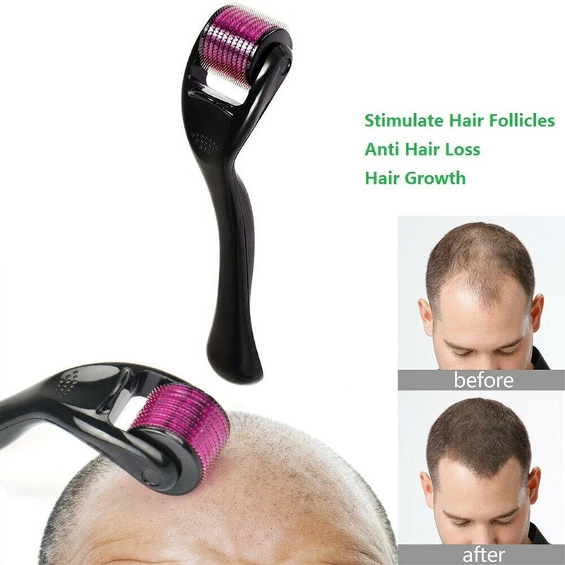 درمارولر ماساژ صورت و پوست سر 540 سوزن تیتانیومی